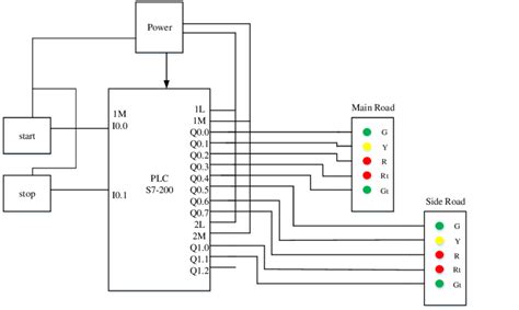 Led Traffic Light Schematic Diagram Traffic Light Circuit Using 555 ...