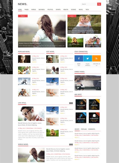 Best Premium HTML News Website Templates