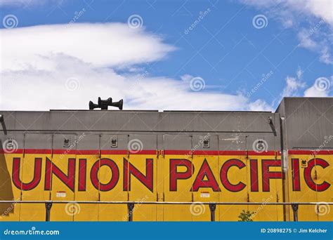 Union Pacific Logo On Locomotive Editorial Image - Image of railway, movement: 20898275