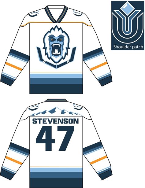 Concept jerseys & logo for Utah expansion team: Utah Yeti : r/nhl