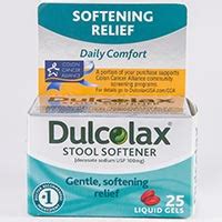 DULCOLAX STOOL SOFTENER Dosage & Rx Info | Uses, Side Effects - MPR