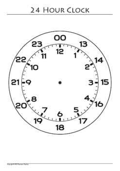 Printable Clock Face Template Pdf – Thekidsworksheet