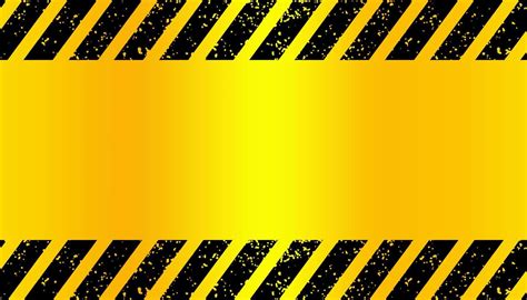 empty yellow background with police line vector illustration grunge texture warning danger style ...