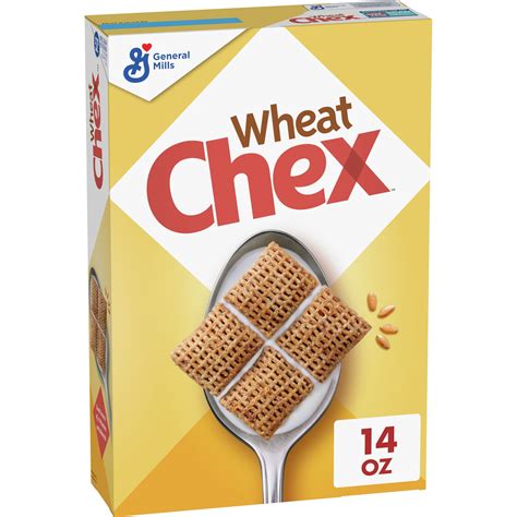 Wheat Chex Breakfast Cereal, Made with Whole Grain, Homemade Chex Mix Ingredient, 14 OZ ...