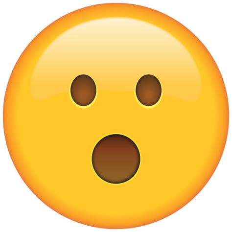 Surprised Face Emoji | Surprise face, Shocked emoji, Emoji faces