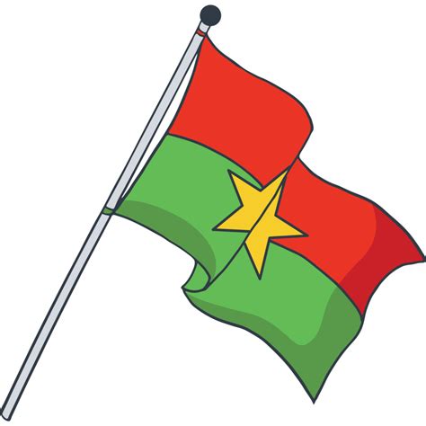 Flag of Burkina Faso 23435167 PNG