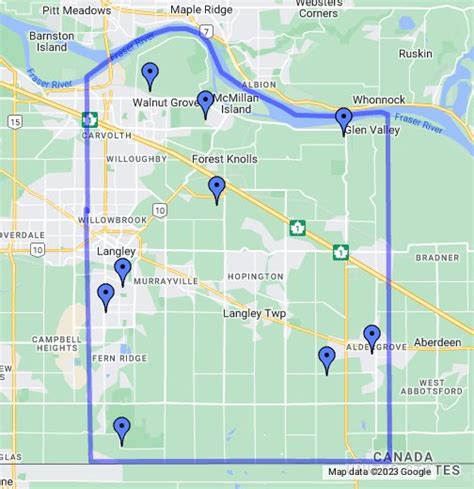 Maple Ridge City Map - Map With Cities