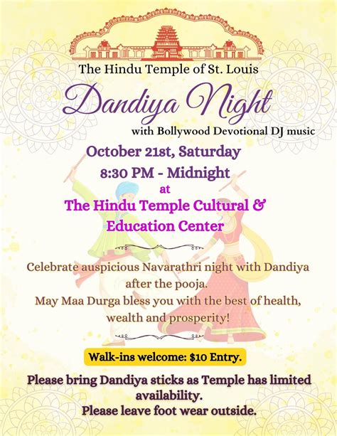 Dandiya Night – Hindu Temple of St.Louis