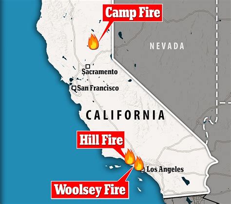 Southern California Satellite Fire Map
