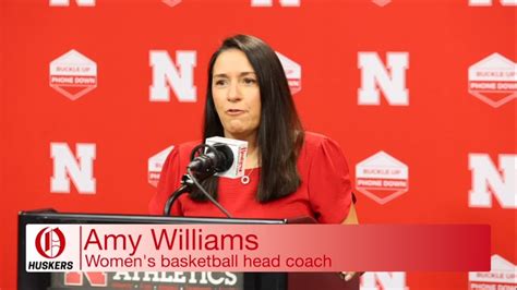 Nebraska women's basketball Amy Williams' full press conference from Sept. 26th, 2023 - YouTube