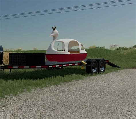 Swan boat v1.1 FS22 - Farming Simulator 22 Mod | FS22 mod