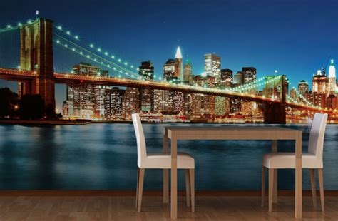 Free download Brooklyn Bridge Lights Wall Mural MuralsWallpapercouk [764x500] for your Desktop ...