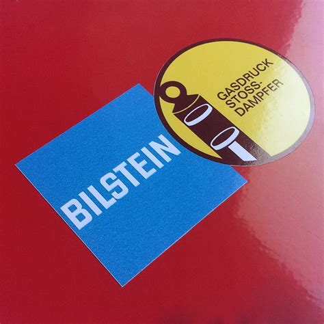 Bilstein Vintage Logo Sticker by Car Bone FlatSix Design - Choice Gear