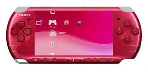 SONY PSP Playstation Portable Console JAPAN Model PSP-3000 Radiant Red (Japan Import ...