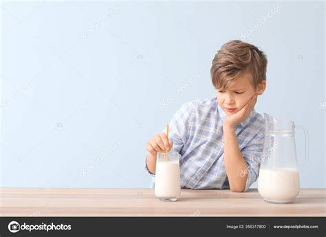 Little Boy Dairy Allergy Color Background Stock Photo by ©serezniy ...