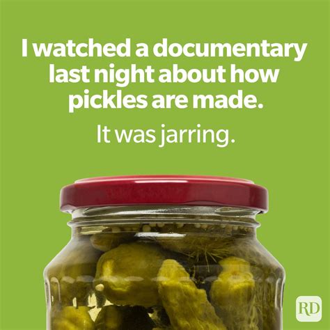 50 Pickle Puns and Jokes That Will Pickle Your Funny Bone | Food jokes, Pickle puns, Pickles