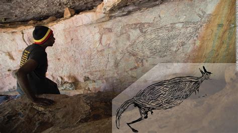 Scientists discover kangaroo painted more than 17,000 years ago is Australia's oldest rock ...