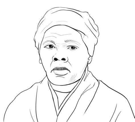 harriet tubman color page - Clip Art Library