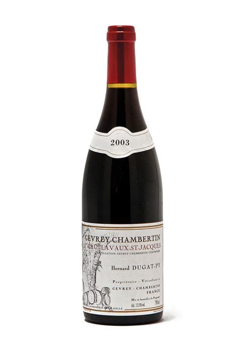 Dugat-Py, Gevrey-Chambertin Lavaux Saint-Jacques 2003, 1er Cru, Côte de ...