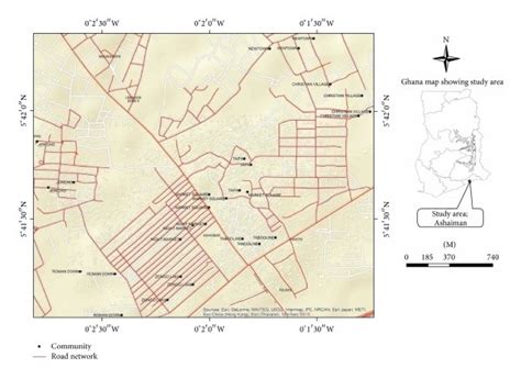 Map of Ashaiman showing the selected communities. | Download Scientific ...