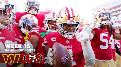 Washington Commanders vs. San Francisco 49ers | 2022 Week 16 Game ...