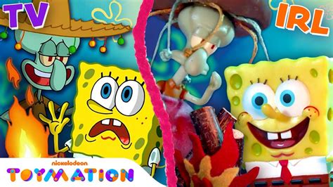 The Sea Bear Attacks Squidward, SpongeBob & Patrick IRL! | SpongeBob ...