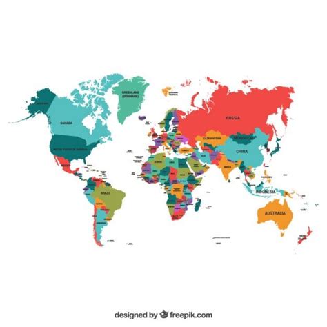 Free World Map Vector Collection: 55+ Different Designs - GraphicMama ...