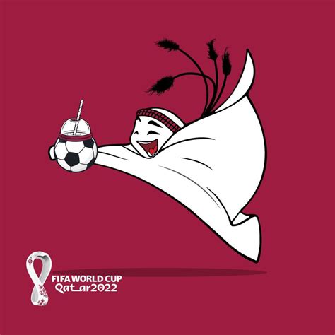 LAEEB MASCOT FIFA WORLD CUP QATAR 2022 11836256 Vector Art at Vecteezy