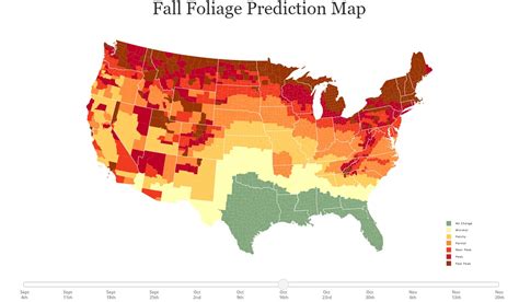 Fall foliage 2023 interactive map shows peak color in NJ, NY