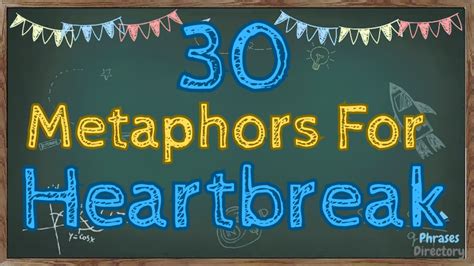 30 Metaphors for Heartbreak Explained Simply - Phrases Directory