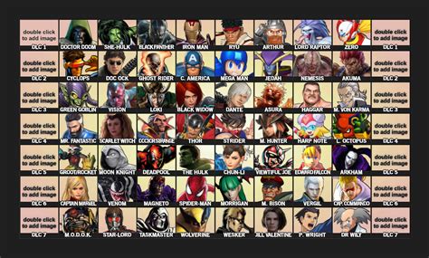 Marvel VS Capcom 5 Dream Roster! by BraydenTheWatcher on DeviantArt