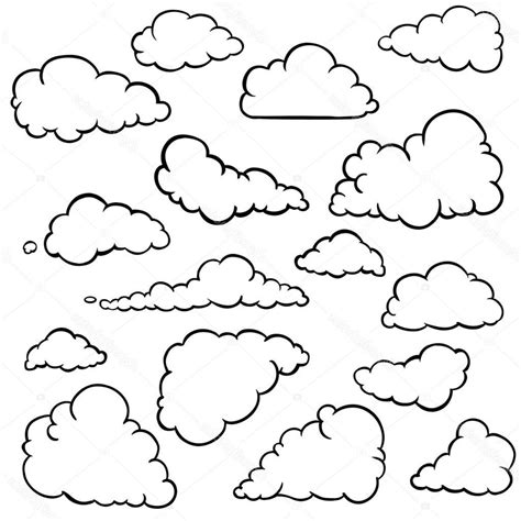 Cloud Outline Vector at GetDrawings | Free download