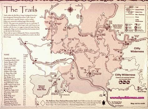 Red River Gorge Backpacking Map - How To Draw A Map