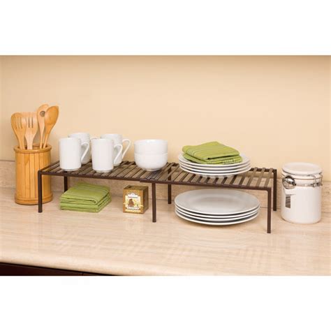 Seville Classics Expandable Kitchen Cabinet Shelf Organizer & Reviews ...