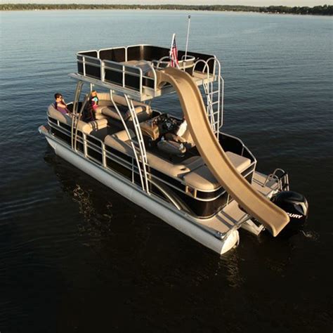 2022 Kindle 30FT Luxury Double Decker Tritoon Aluminum Pontoon Boat ...