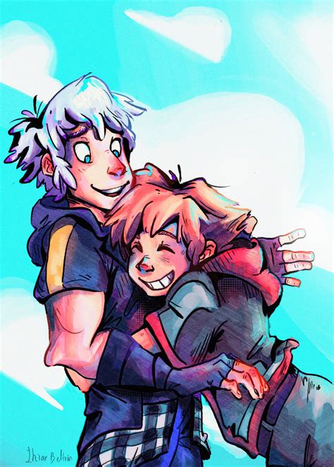 Sora and Riku by Itzitxou on DeviantArt