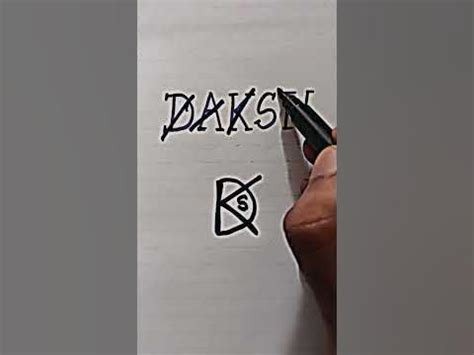 Daksh Name Logo Design #shortvideo #logo #logodesign #namelogo #shortsfeed #shortsviral # ...