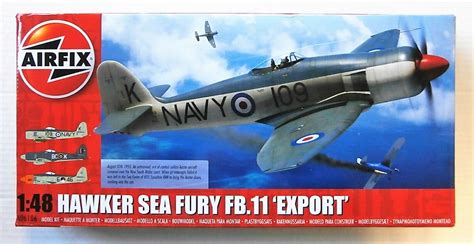 Military Toys & Hobbies Airfix Products A06106 1:48 Hawker Sea Fury FB ...