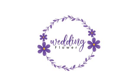 Floral Wedding Flower Logo Graphic by st · Creative Fabrica