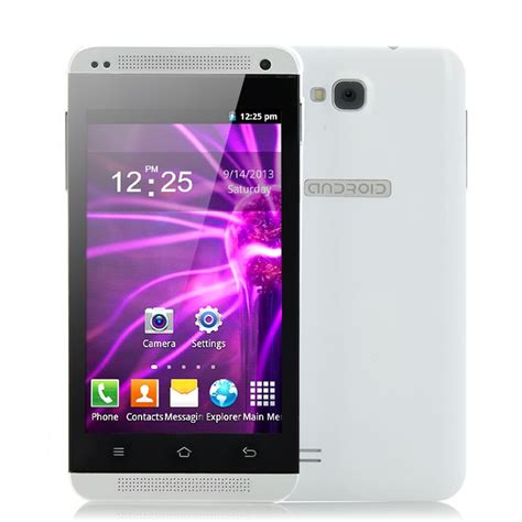 Four - Budget 4 Inch Android Phone (1GHz CPU, Dual Camera, Bluetooth, White) | Android phone ...