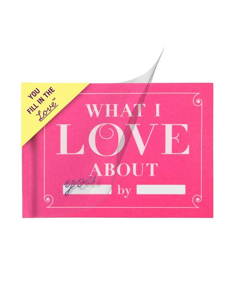 What I Love About You Activity Book - 34976-05212 | Lover's Lane