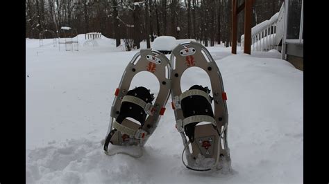 Snowshoe Binding Repair Idea - YouTube