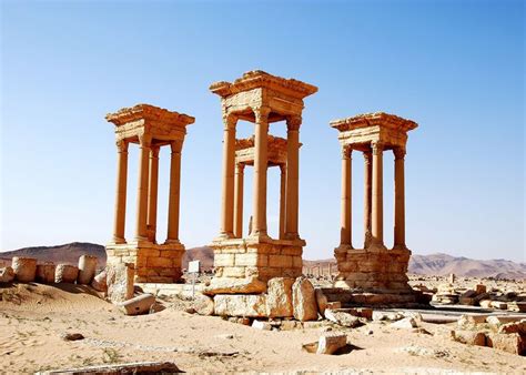 Palmyra - Temple Ruins II | Palmyra temple, Temple ruins, Palmyra