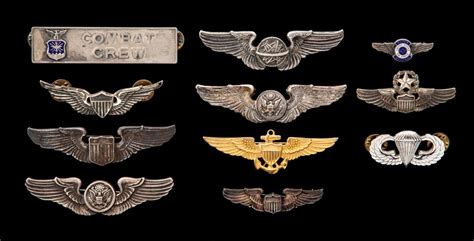 Lot of WWII USAAF & U.S. Air Force Wings