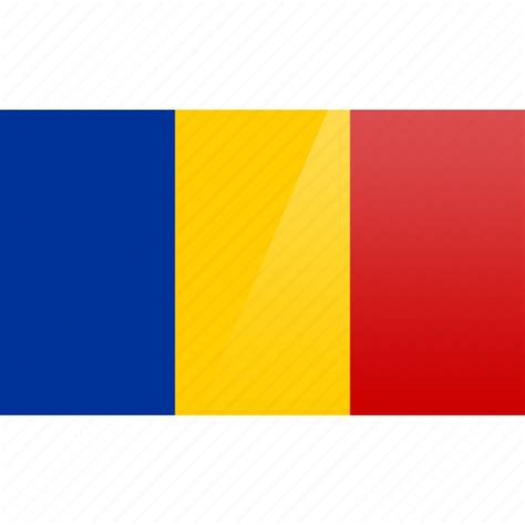 Country, europe, flag, romania icon