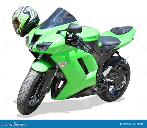 Green Motorcycle Stock Images - Image: 10713774