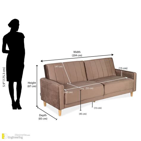 Average Sofa Sizes | Baci Living Room