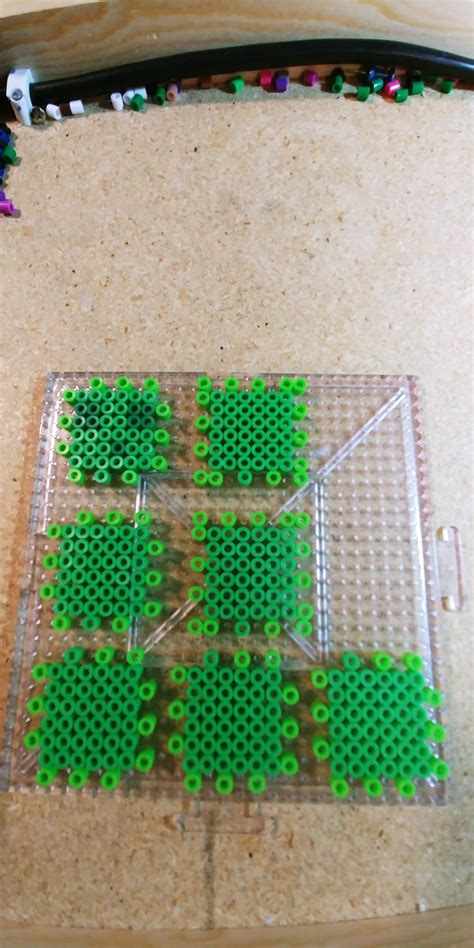 3D perler Bead Slime | Easy perler beads ideas, Perler bead templates, Pearl beads pattern