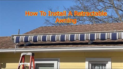 Installation Of Retractable Awnings