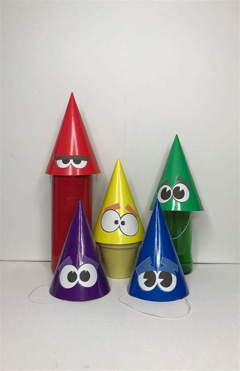 StoryBots Fun Party Hats, Birthday Party Hats and Decorations for Story Bots Theme by Vo… | 50th ...